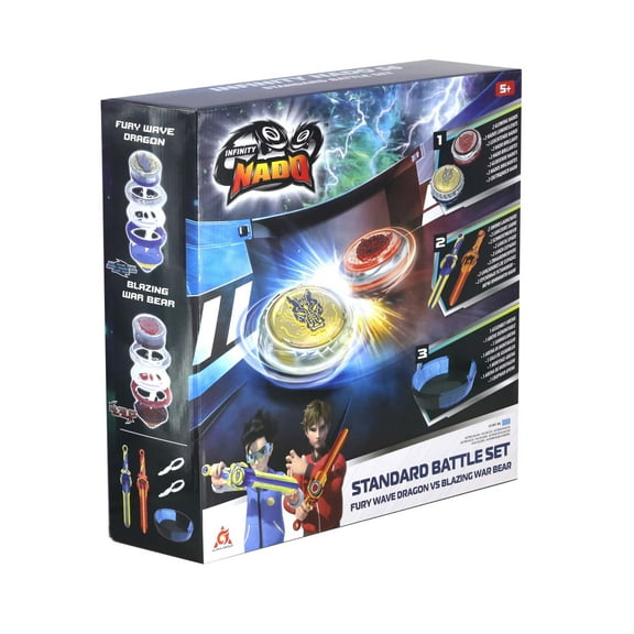 Infinity Nado Battle Set with Arena Fury Wave Dragon and Blazing War Bear
