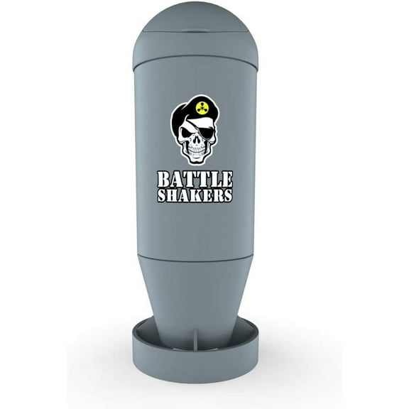 Battle Shakers Torpedo Shaker Cup , 20 Oz Leak-Proof Shaker Bottle , Protein Cup with Storage Compartment , Dishwasher Safe Sports Bottle