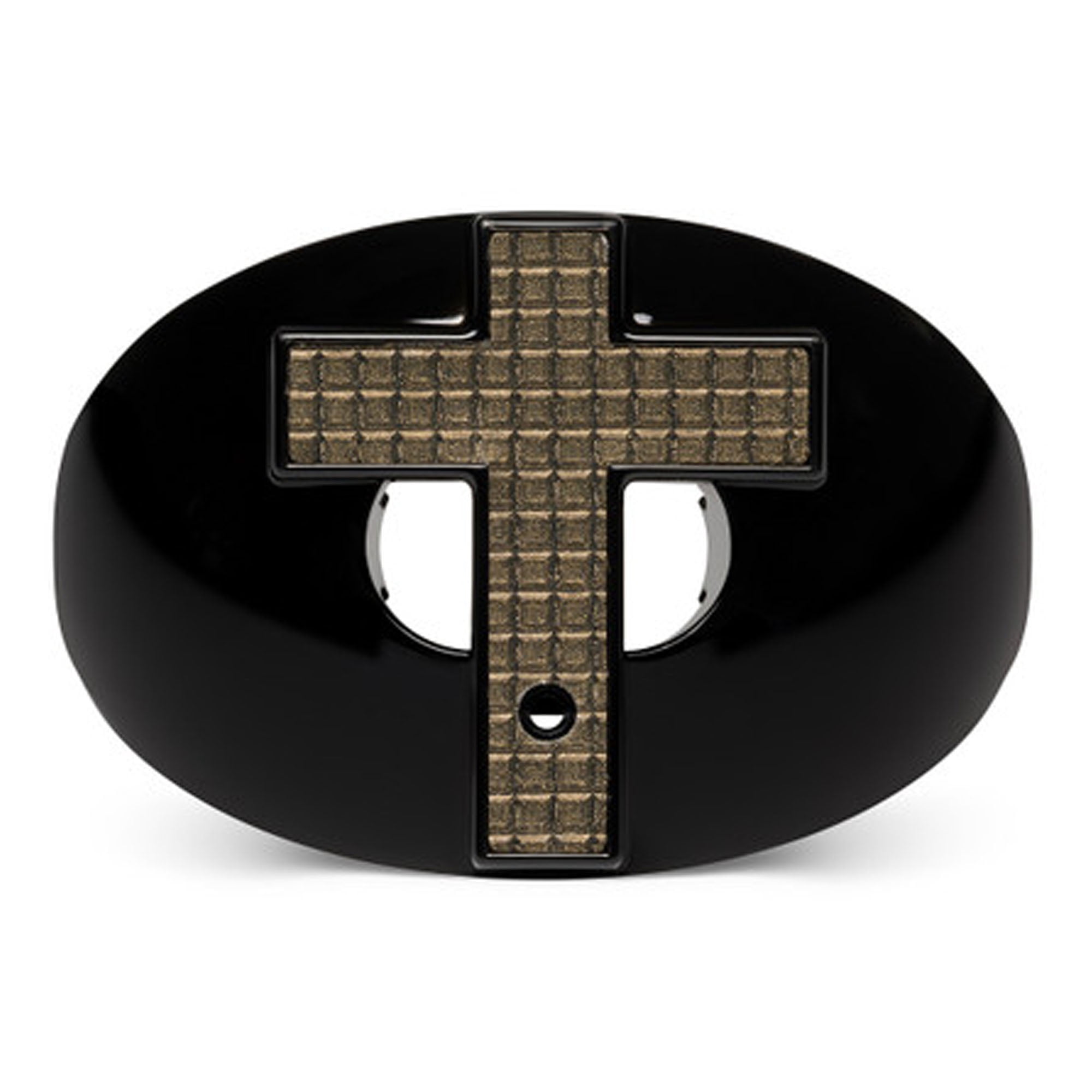 Battle Sports 3D Cross Oxygen Lip Protector Mouthguard - Black/Black Diamond