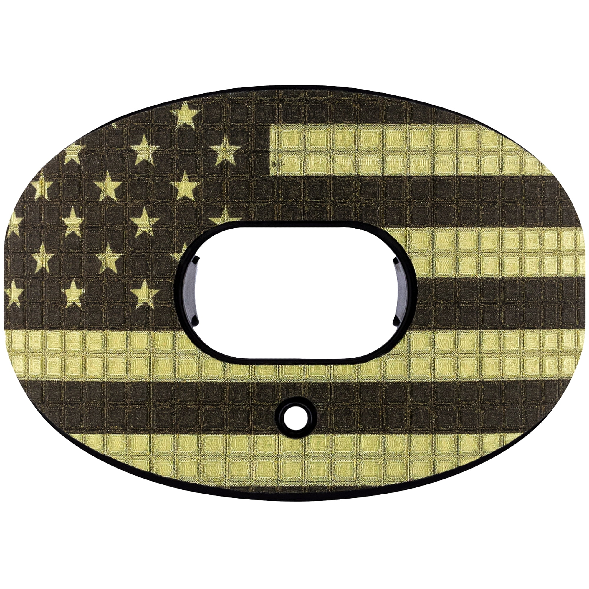 Battle Sports 3D Diamonds Oxygen Lip Protector Mouthguard - Black/Gold