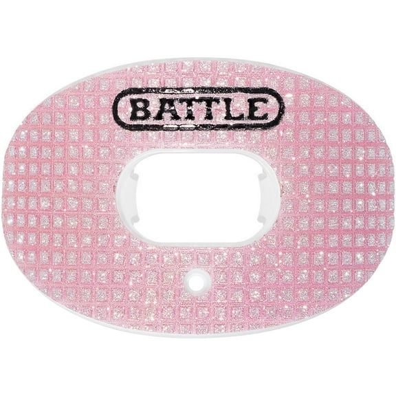 Battle Sports 3D Diamonds Oxygen Lip Protector Mouthguard - Rose