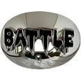 thumbnail image 1 of Battle Sports 3D Drip Chrome Oxygen Mouthguard - Silver/Black, 1 of 2