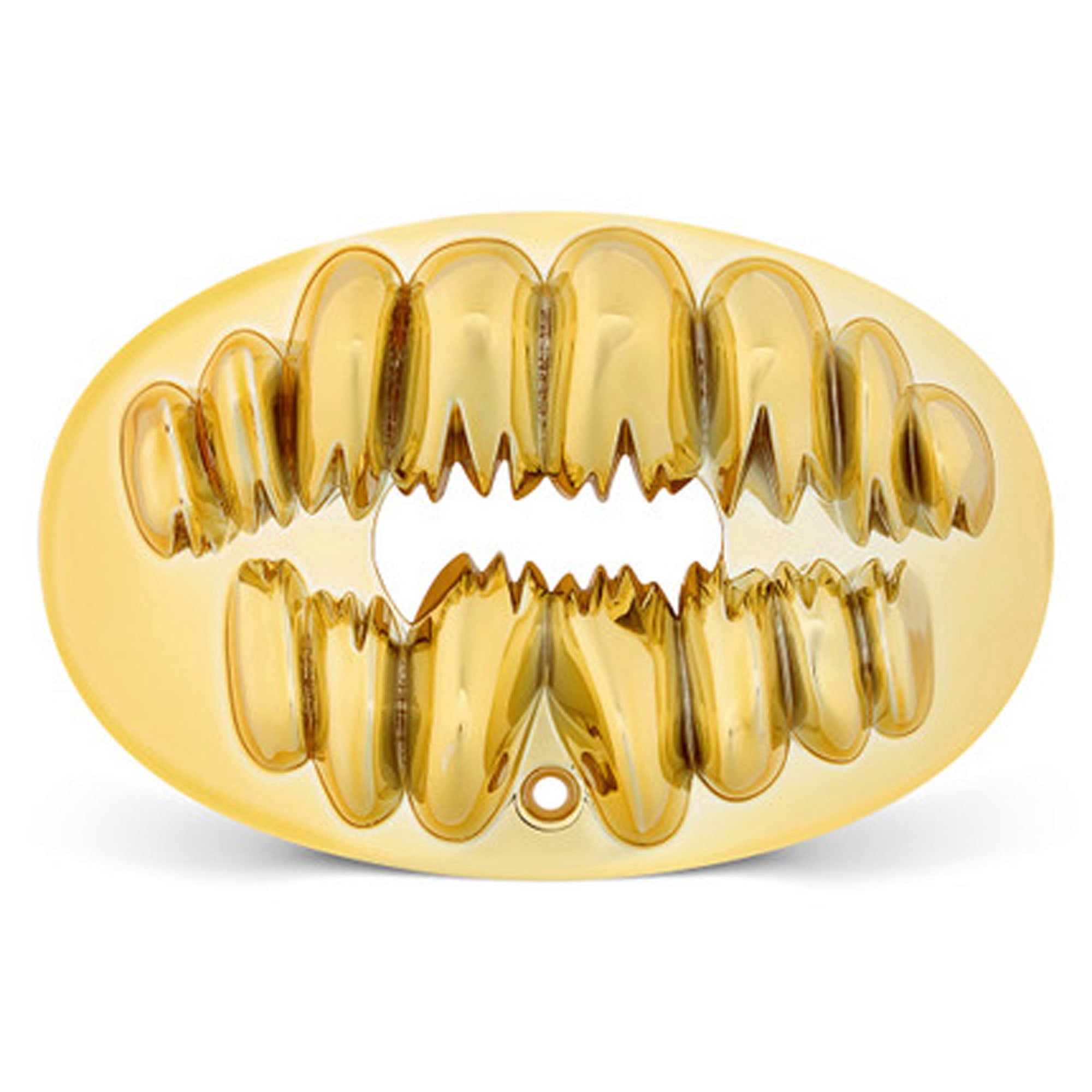 Battle Sports " 3D Jaws " Oxygen Football Mouthguard - Gold