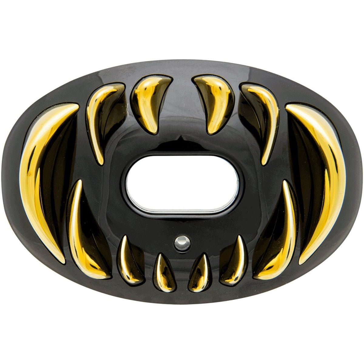 Battle Sports 3D Predator Oxygen Lip Protector Mouthguard - Black/Gold