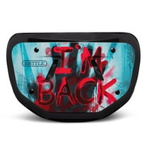 Battle Sports Adult Backplate "I'M BACK" - Blue/Red