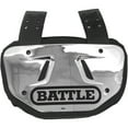 thumbnail image 1 of Battle Sports Adult Chrome Protective Football Back Plate - Silver, 1 of 5