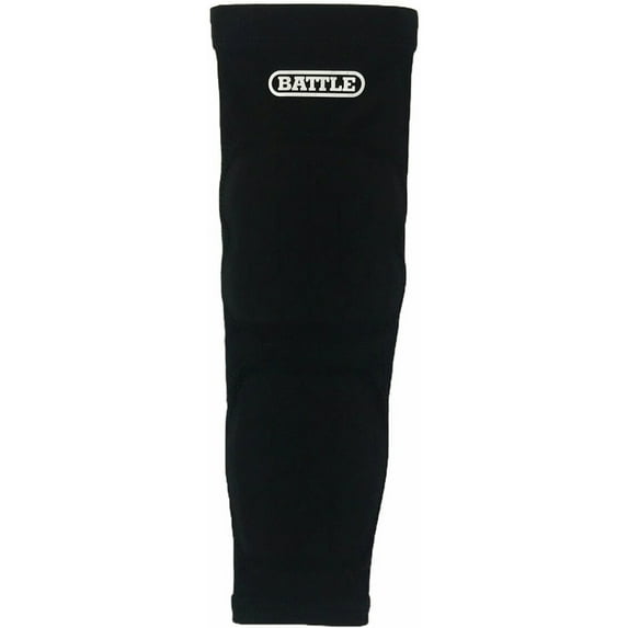 Battle Sports Adult Elbow & Forearm Padded Arm Sleeves - L/XL - Black