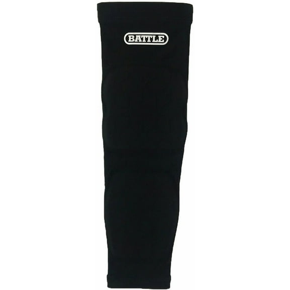 Battle Sports Adult Elbow & Forearm Padded Arm Sleeves - S/M - Black