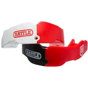 Battle Sports Adult Football Mouthguard 2-Pack with Straps - Red
