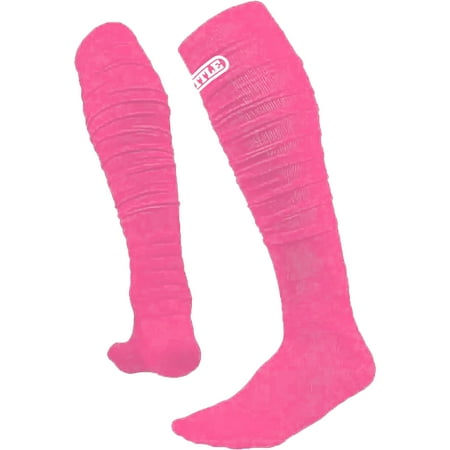 Battle Sports Adult Lightweight Long Football Socks - L/XL - Pink