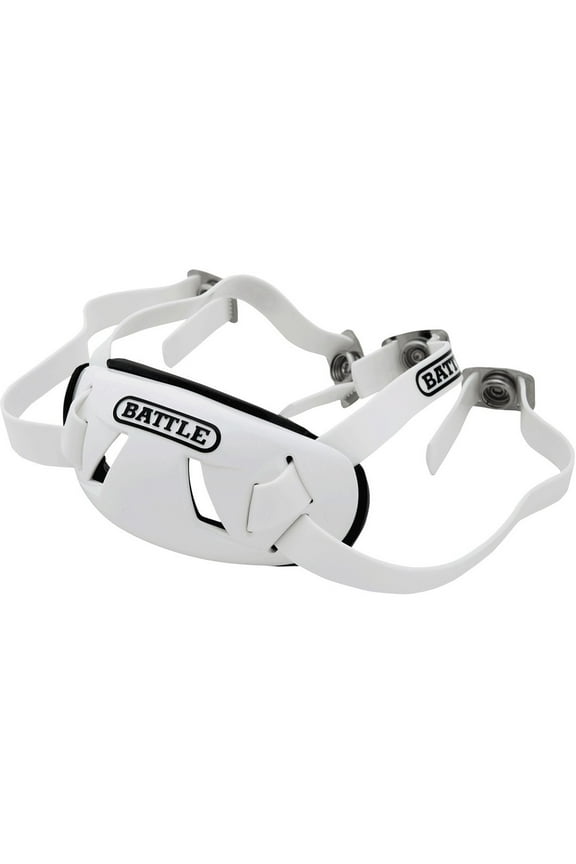 Adult Protective Football Chin Strap, White