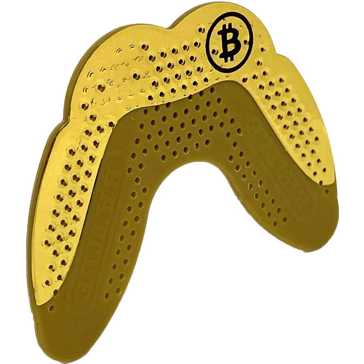 Battle Sports Adult UltraSlim Grillz Mouthguard Chrome Gold