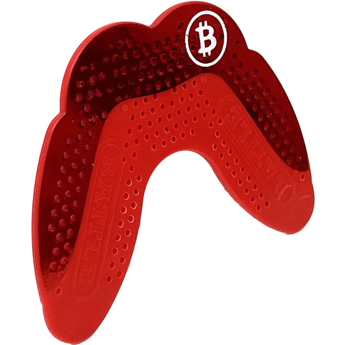 Battle Sports Adult UltraSlim Grillz Mouthguard Chrome Red