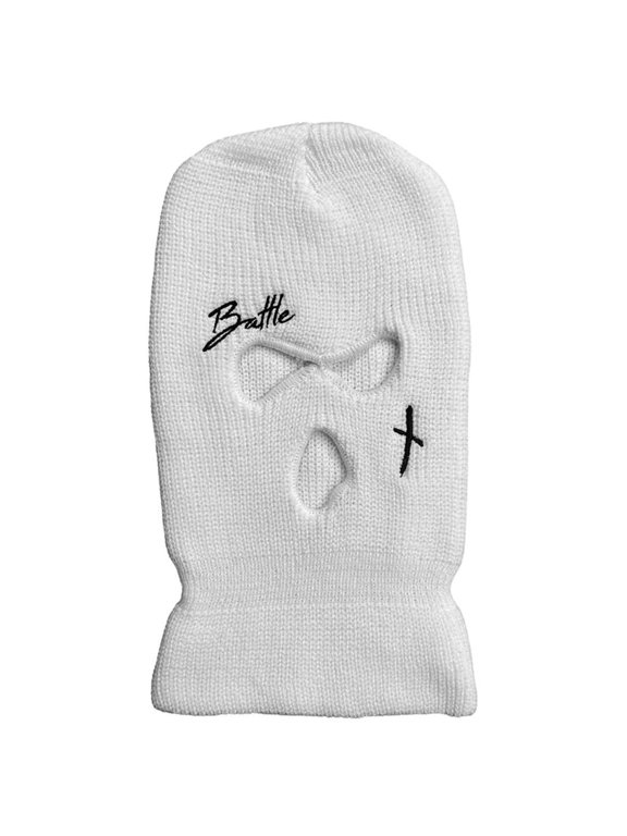 Battle Full Mask 2.0, Knit, White