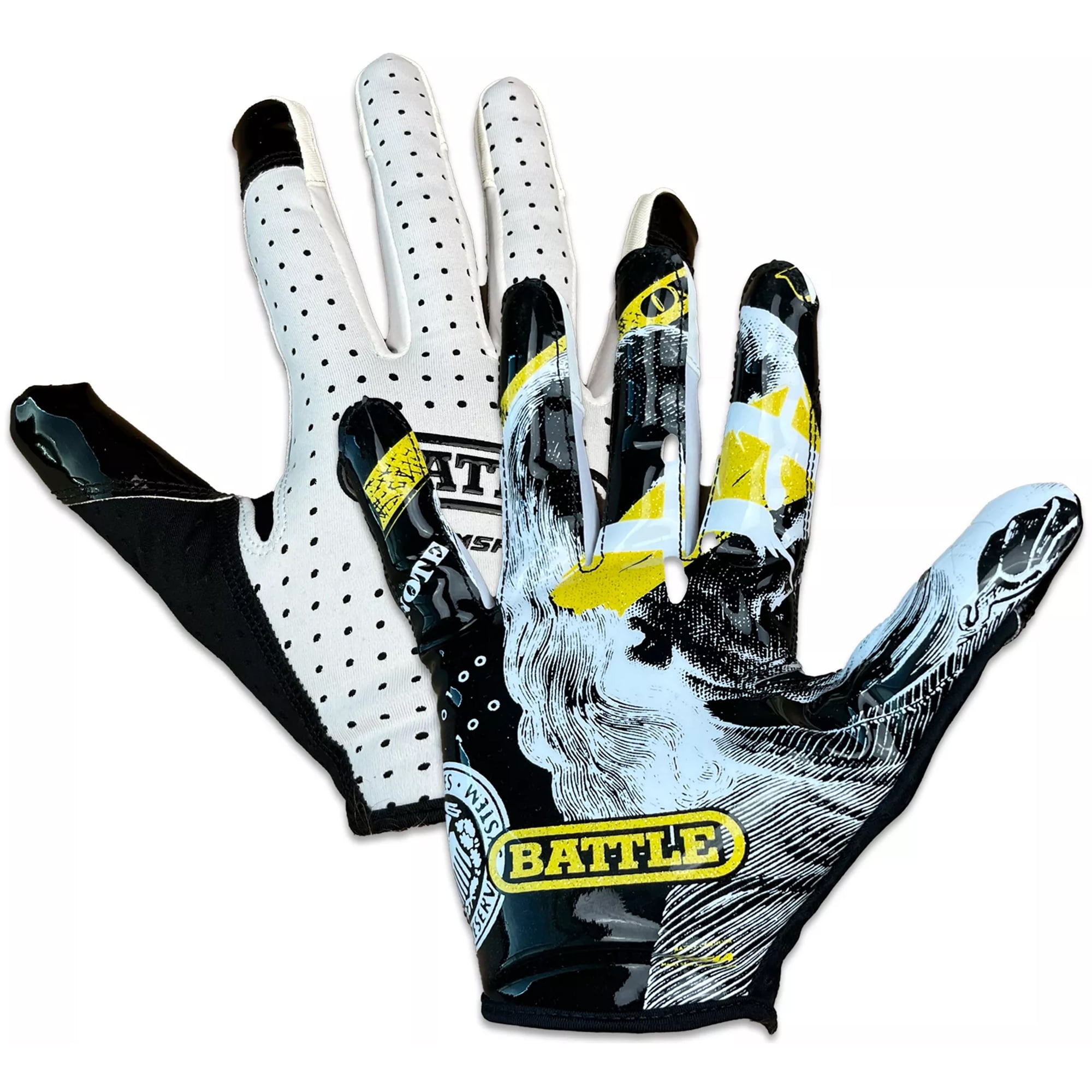Battle Sports - "Benjamin XX" Battle Doom Speed Football Receiver Gloves - Small
