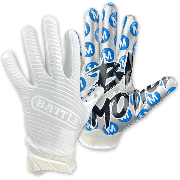 Battle Sports Big Motion Doom Receiver Football Gloves - Adult Small