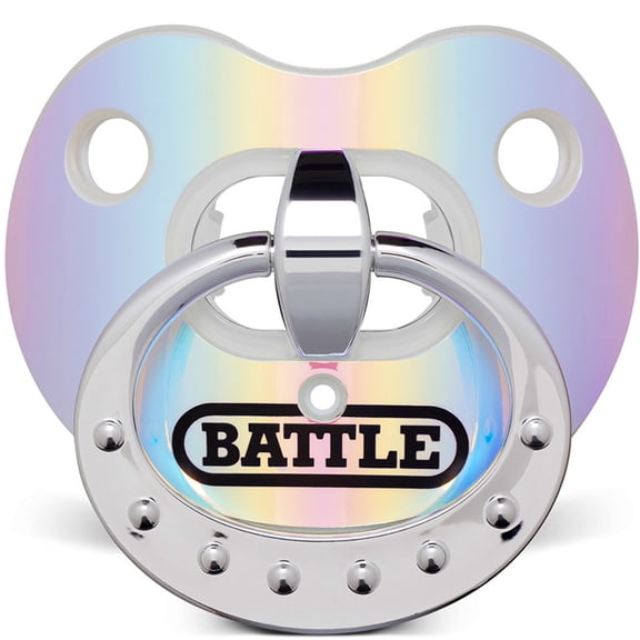 Battle Sports Binky Iridescent Oxygen Lip Protector Mouthguard - Blue/Purple