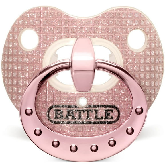 Battle Sports Binky Oxygen 3D Diamonds Lip Protector Mouthguard - Pink