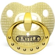 Battle Sports Binky Oxygen 3D Diamonds Lip Protector Mouthguard - Yellow
