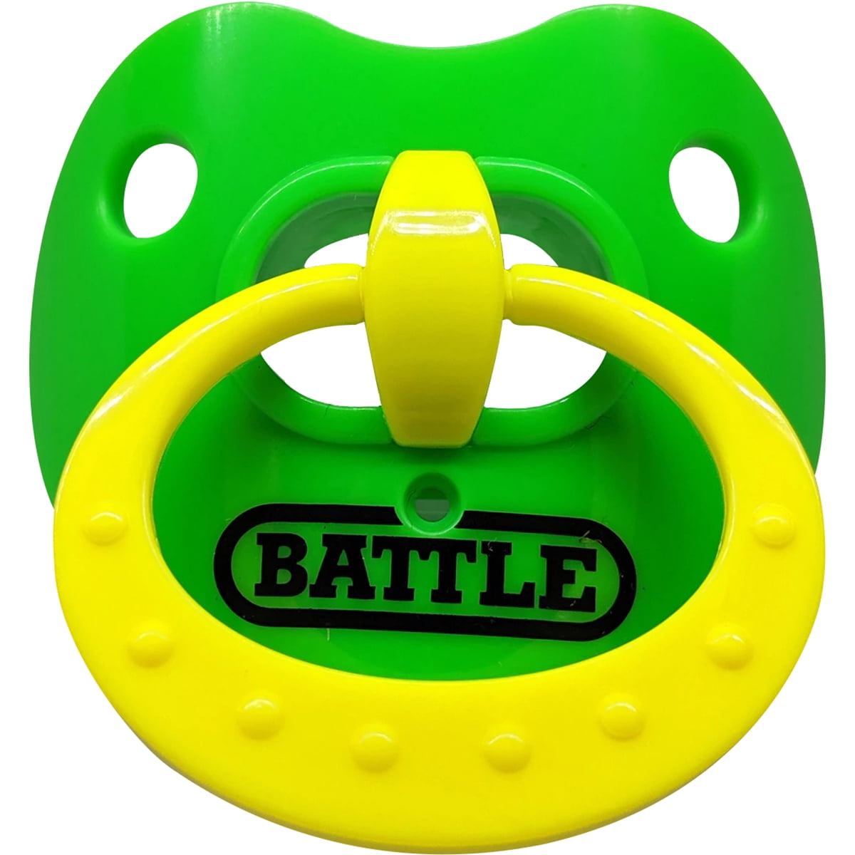 Battle Sports Binky Oxygen Lip Protector Mouthguard - Neon Green