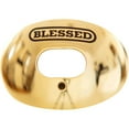 thumbnail image 1 of Battle Sports Blessed Chrome Oxygen Lip Protector Mouthguard - Gold, 1 of 3
