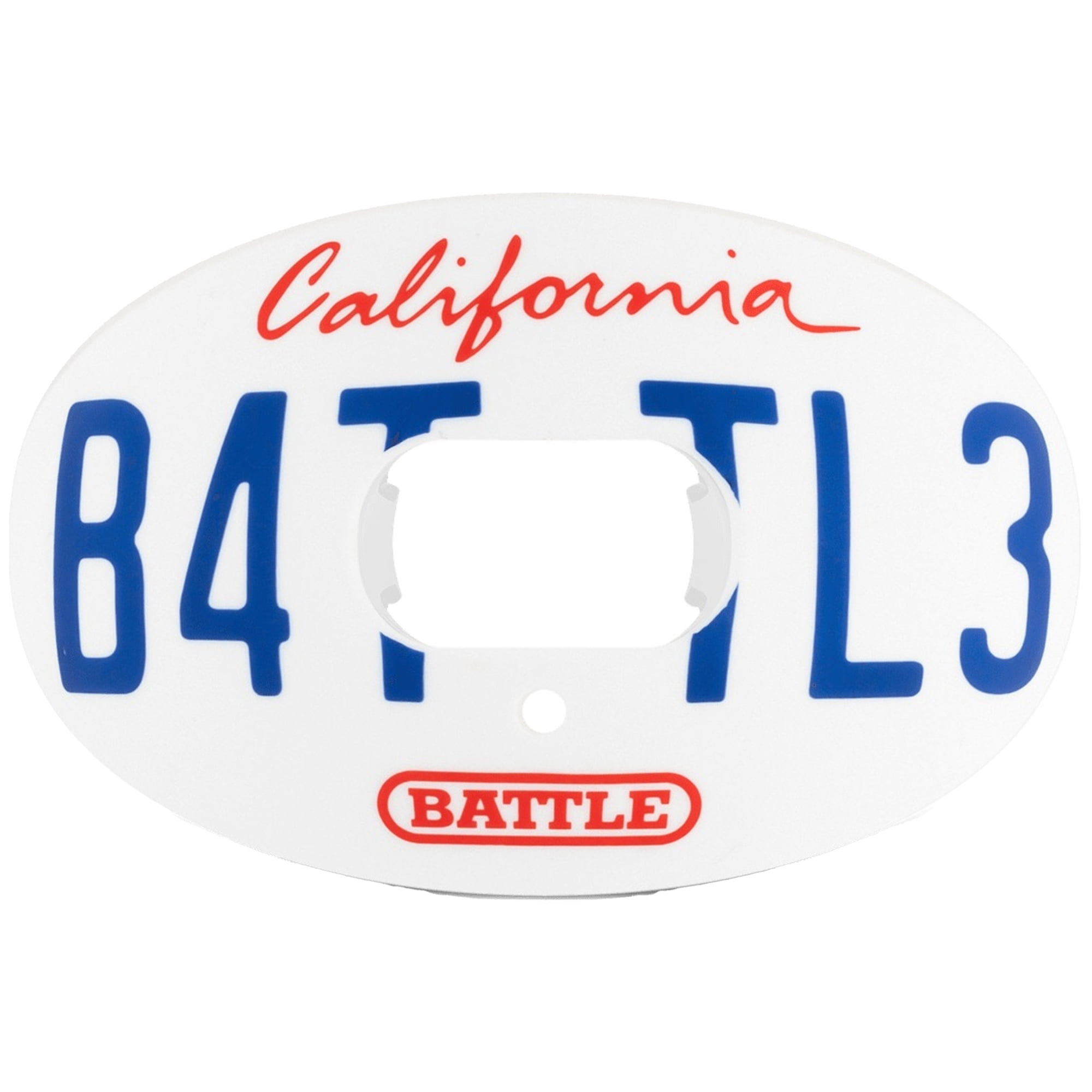 Battle Sports California Plate Oxygen Lip Protector Mouthguard