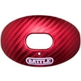 thumbnail image 1 of Battle Sports Carbon Chrome Oxygen Lip Protector Mouthguard - Red, 1 of 1