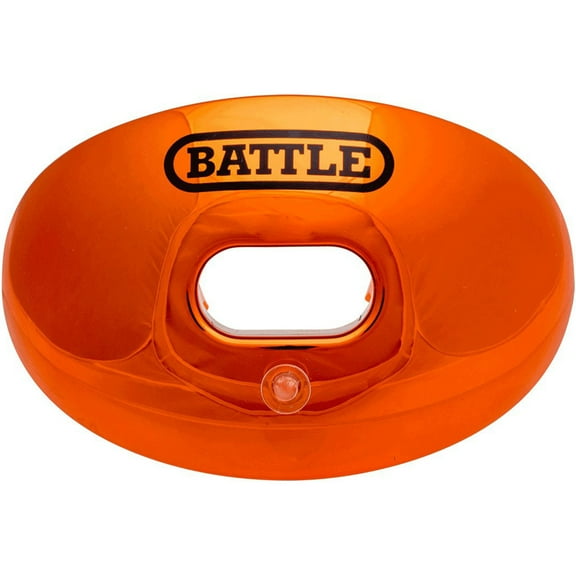 Battle Sports Chrome Oxygen Lip Protector Mouthguard - Orange