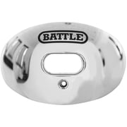 Battle Sports Chrome Oxygen Lip Protector Mouthguard - Silver