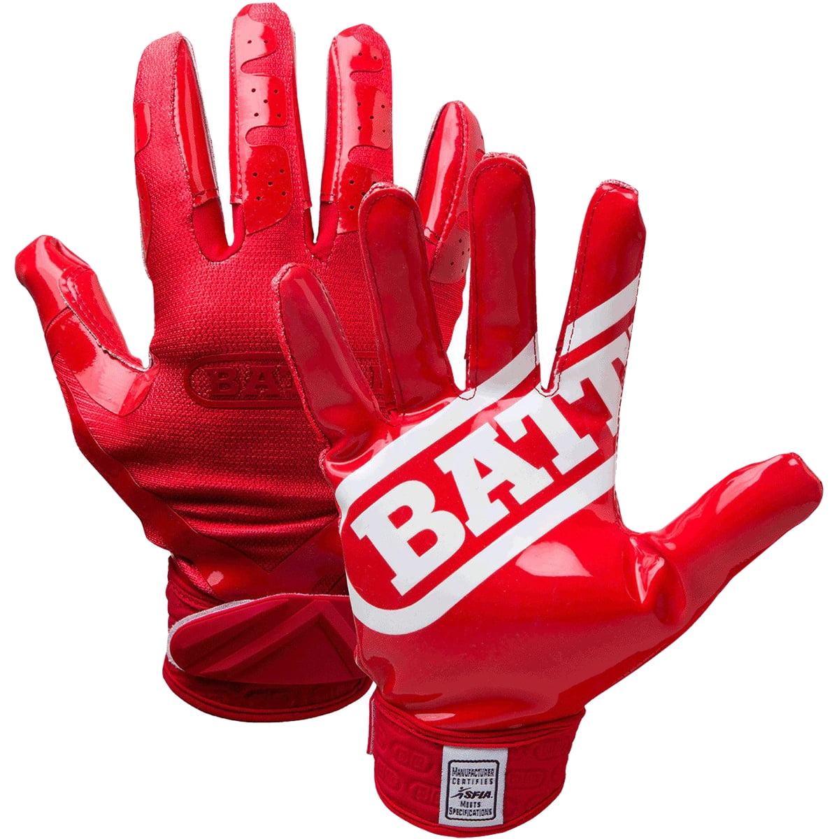 Battle Sports Doublethreat Ultratack Football Gloves - Youth Large