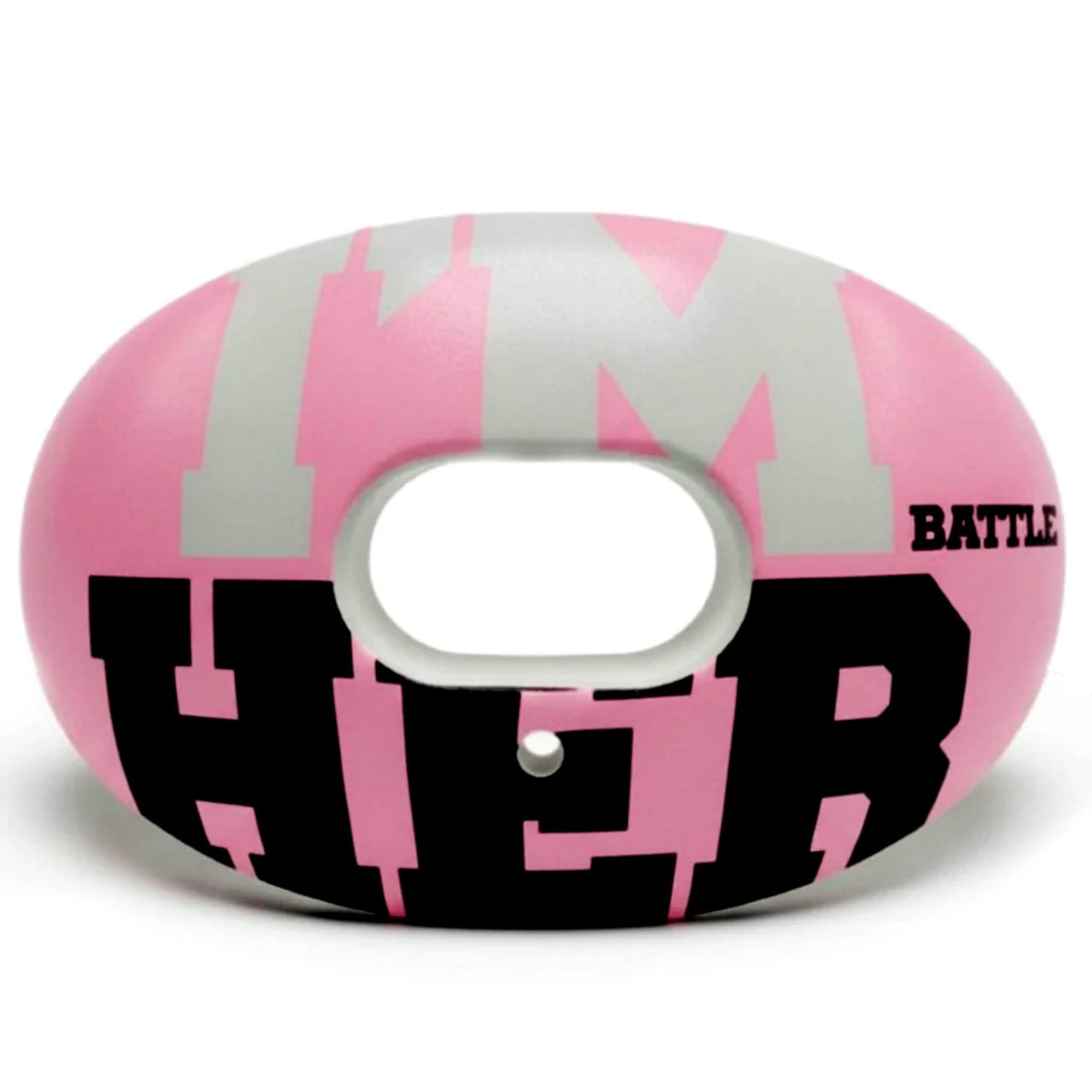 Battle Sports "I'M HER" Oxygen Lip Protector Mouthguard, Light Pink