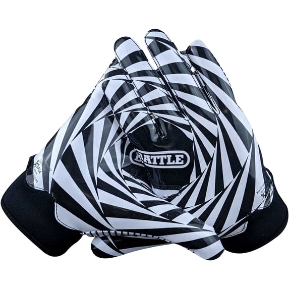 Battle Sports Kaleidoscope Doom 1.0 Youth Football Receiver Gloves - Medium