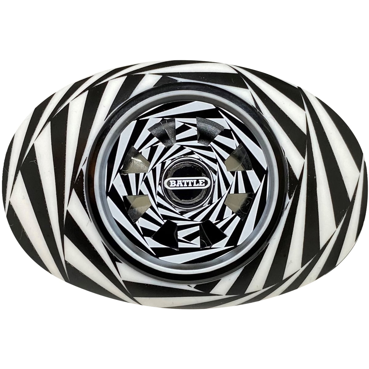 Battle Sports Kaleidoscope Spinner Oxygen Mouthguard - Black/White