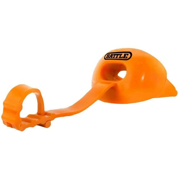 Battle Sports Oxygen Lip Protector Mouthguard with Strap - Orange