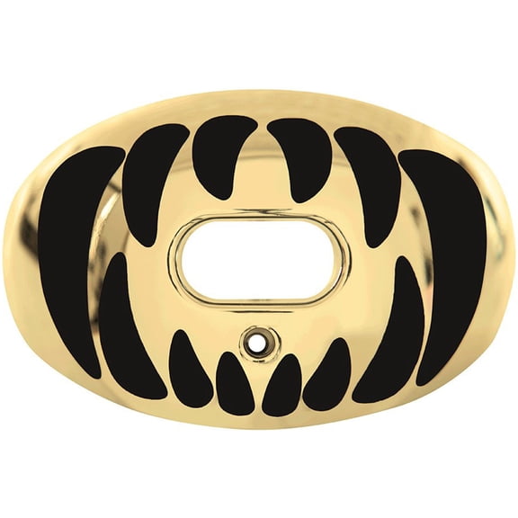 Battle Sports Predator Oxygen Lip Protector Mouthguard - Gold/Black