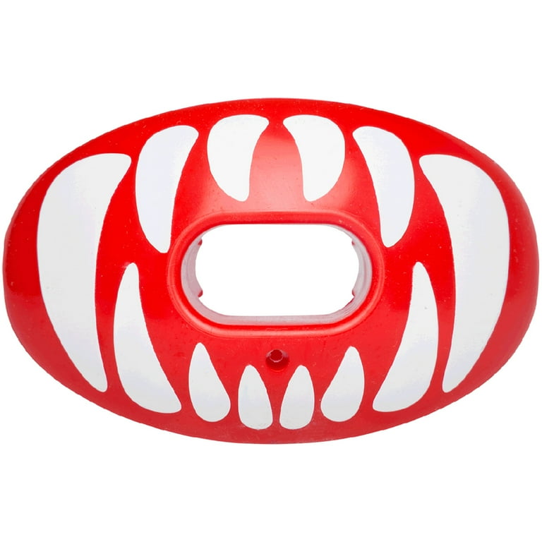 Battle Sports Predator Oxygen Mouthguard, Red, Works with