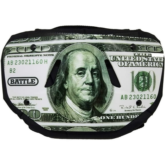 Battle Sports Benjamin Chrome Adult Football Back Plate