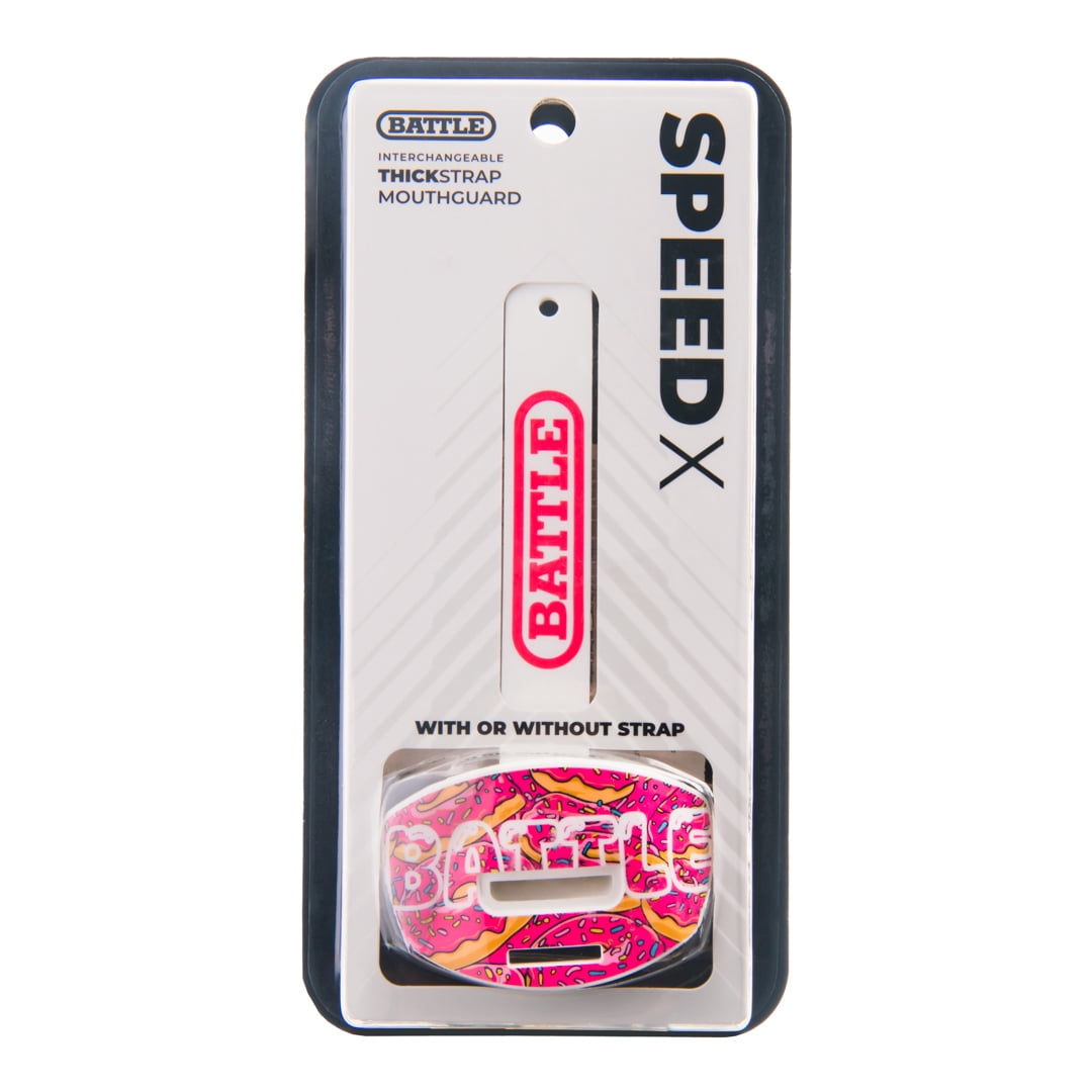 Battle Sports Speed X Football Mouthguard, "Donuts"