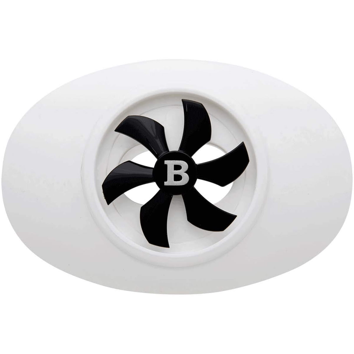 Battle Sports Spinner Oxygen Lip Protector Mouthguard - White/Black