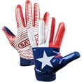 thumbnail image 1 of Battle Sports Texas Flag Doom 1.0 Adult Football Receiver Gloves - 2XL, 1 of 3