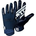thumbnail image 1 of Battle Sports Triple Threat Adult Football Receiver Gloves - XL - Navy, 1 of 1
