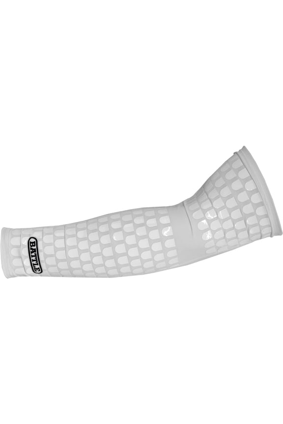 Ultra-Stick Football Full Arm Sleeve - Youth S/M - White