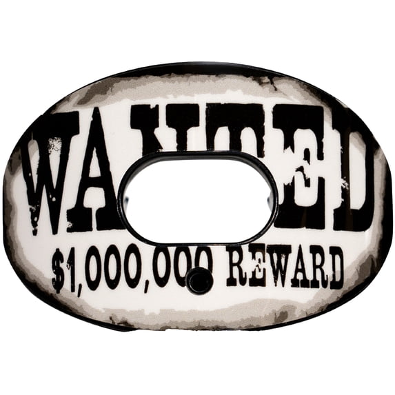 Battle Sports - "Wanted" Oxygen Lip Protector Football Mouthguard - White/Black