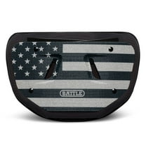 Battle Sports  Youth Backplate "American Flag" Diamond - Black/Silver