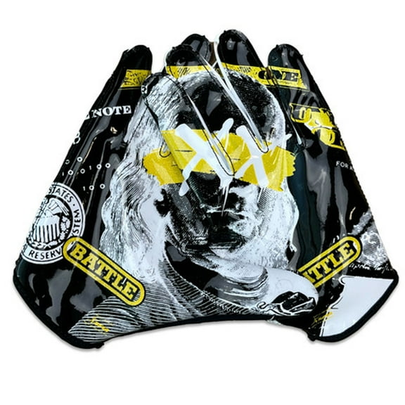 Battle Sports Youth "Benjamin XX" Doom Speed Receiver Football Glove - Large
