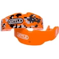 thumbnail image 1 of Battle Sports Youth Camo Mouthguard 2-Pack with Straps - Orange Camo, 1 of 3