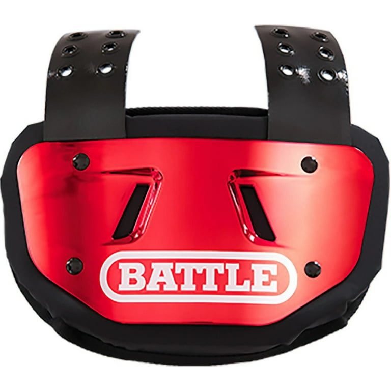 Battle Sports Youth Chrome Protective Gear Football Back Plate