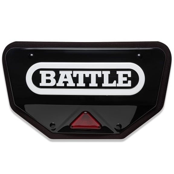 Battle Sports Youth Defender Pro Football Back Plate - Black
