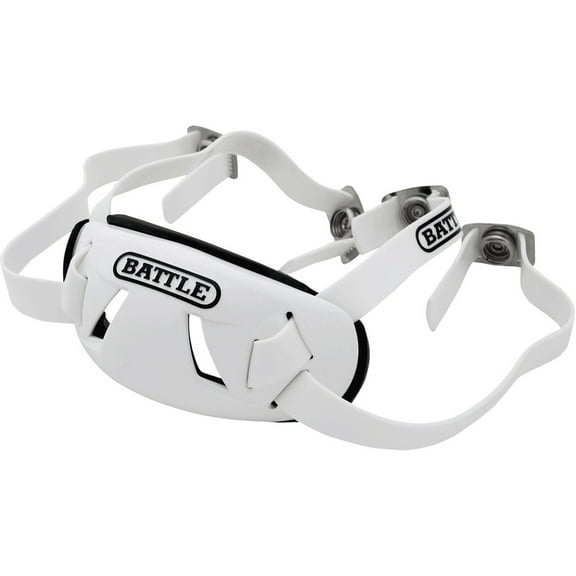 Battle Sports Youth Football Chinstrap, White