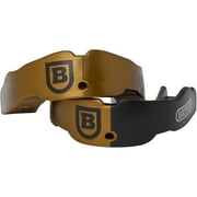 Battle Sports Youth Football Mouthguard 2-Pack with Straps - Gold